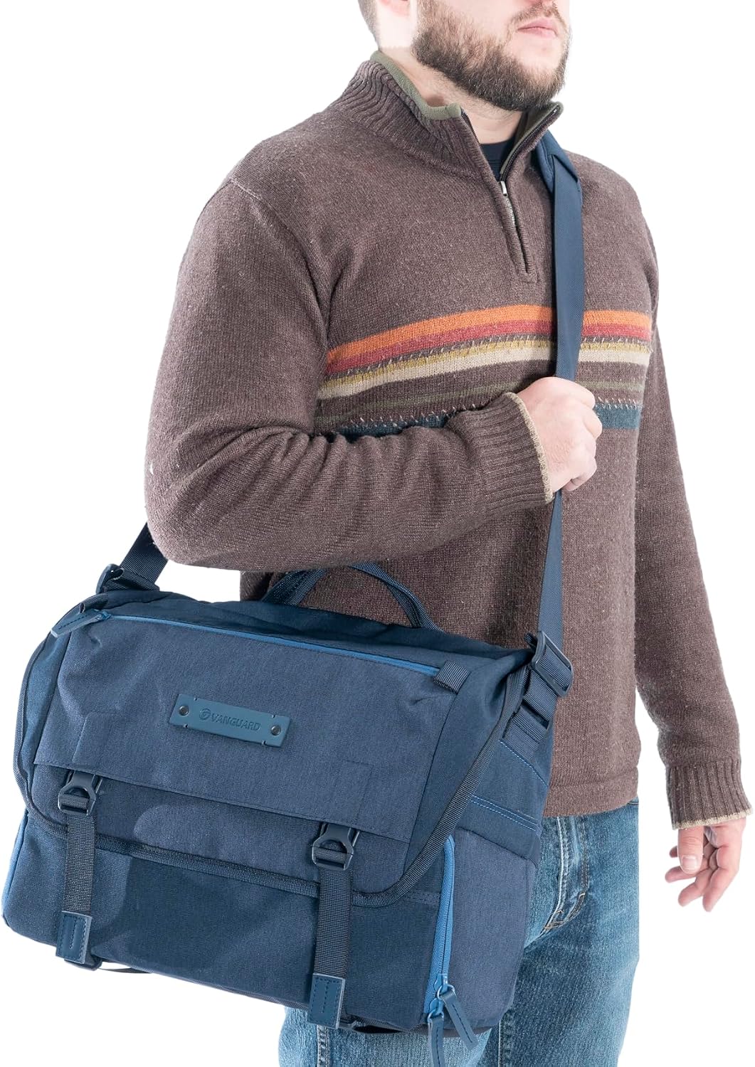 VANGUARD VEO RANGE38 NV Messenger Bag for DSLR or Mirrorless/CSC Camera, Navy