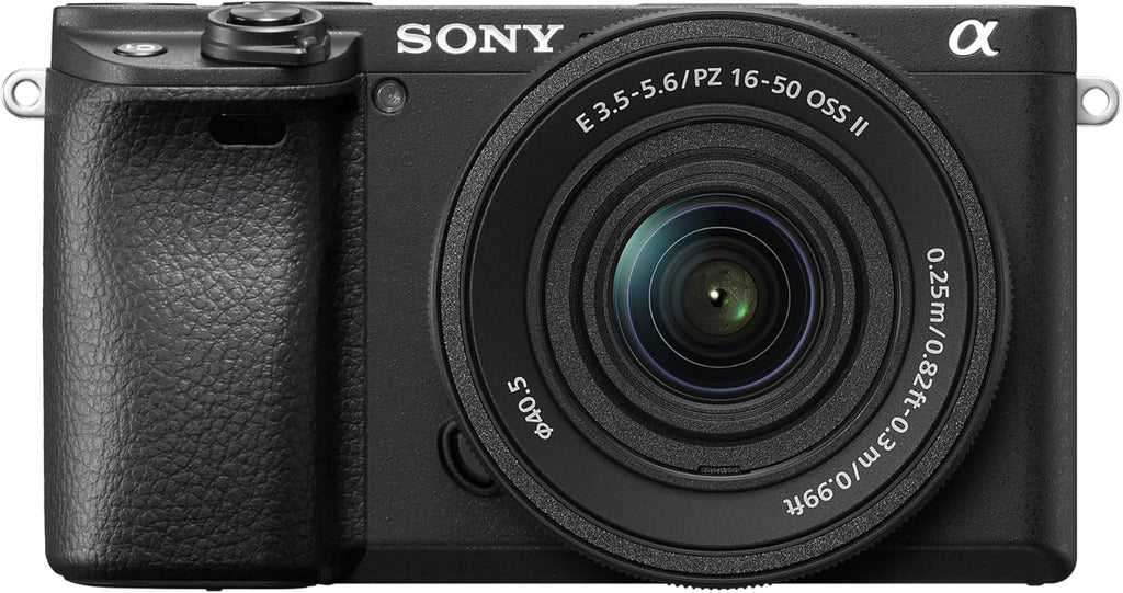 Sony Alpha a6400 Mirrorless Camera with E PZ 16-50mm f/3.5-5.6 OSS II Lens, Black