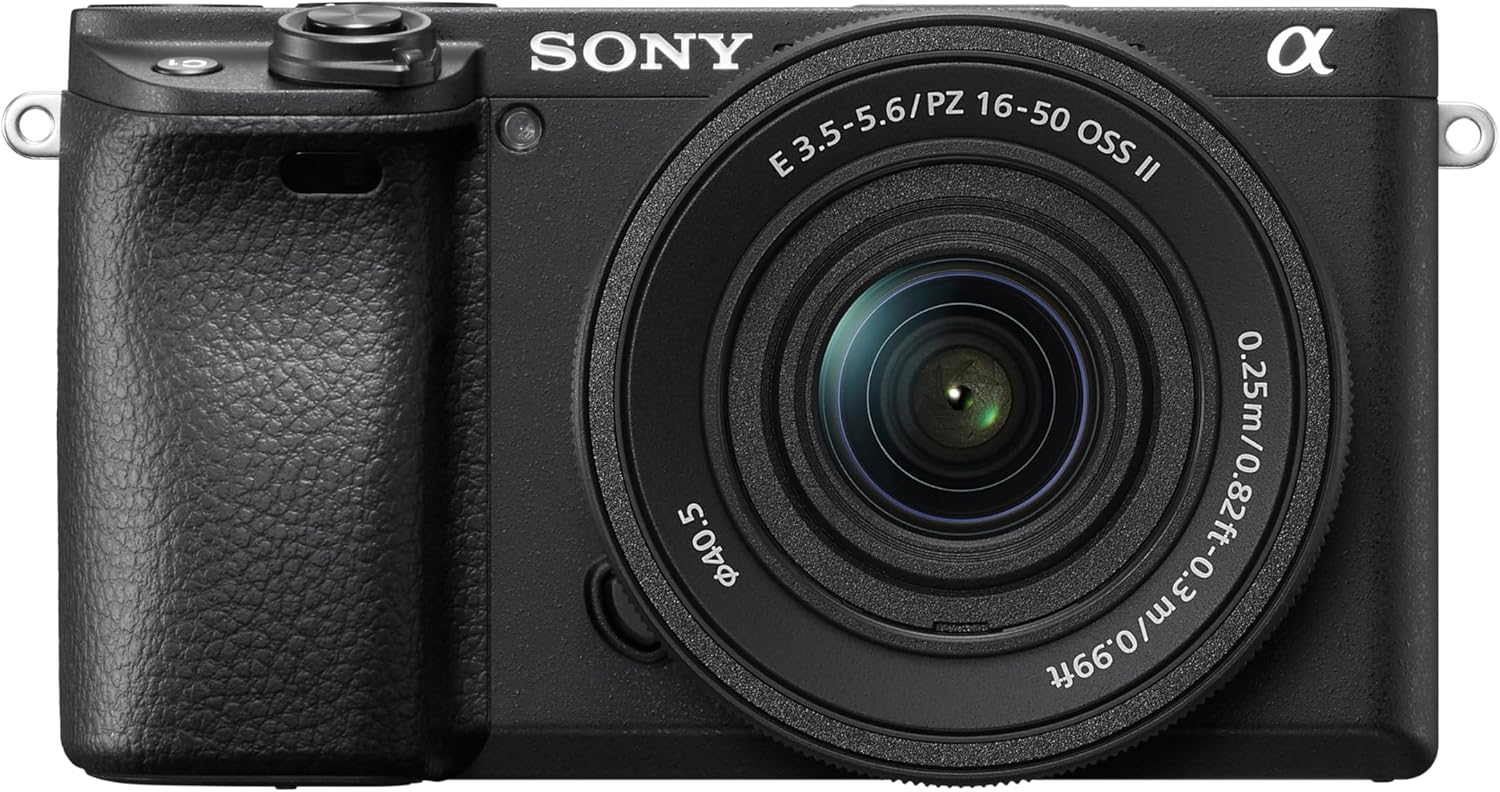 Sony Alpha a6400 Mirrorless Camera with E PZ 16-50mm f/3.5-5.6 OSS II Lens, Black