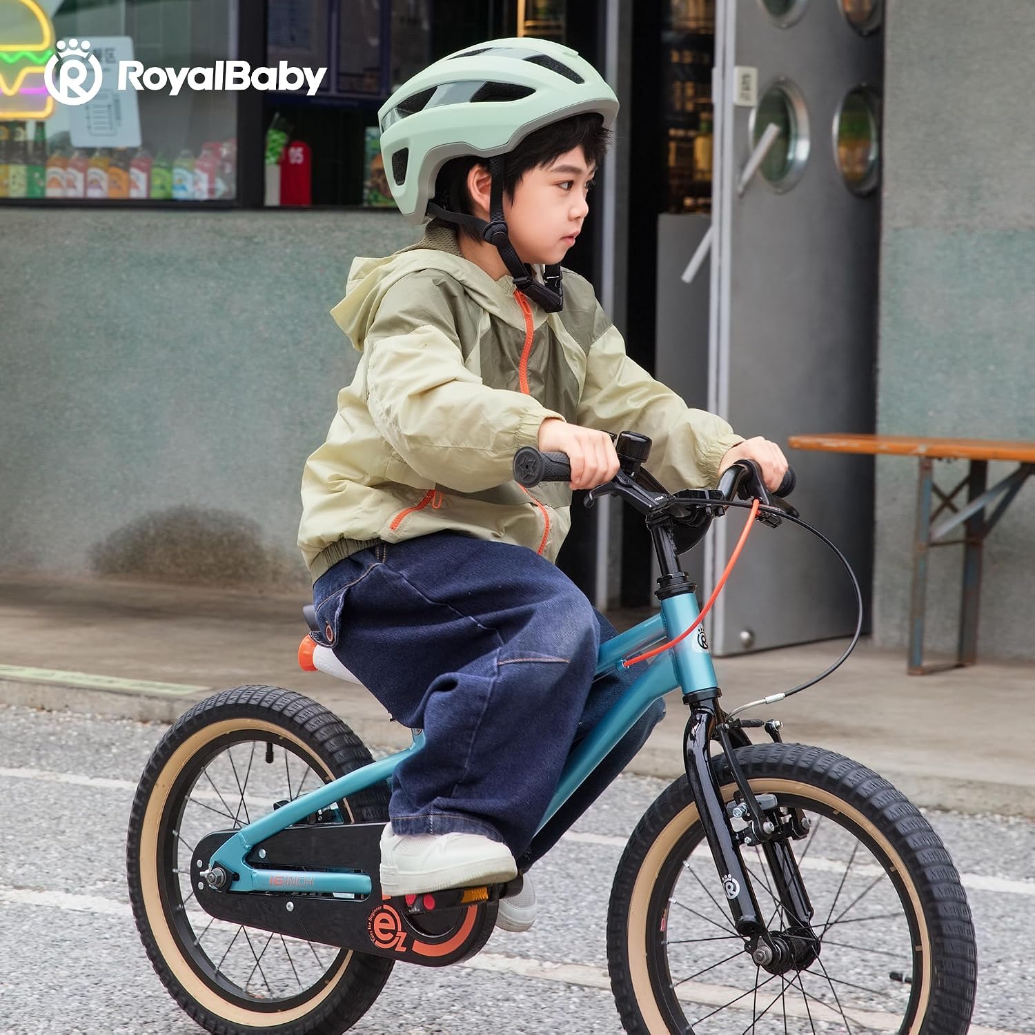 RoyalBaby EZ Kids Bike, Lightweight Aluminum 2-in-1 Balance to Pedal Bike for Beginners Easy Learn Biking, Boys Girls