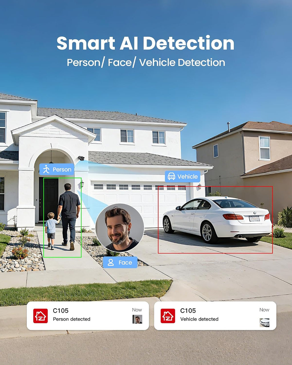 ZOSI 4K 16CH PoE Security Camera System, 8 x 8MP PoE IP Camera Outdoor Indoor with Human Detection, 100ft IR Night Vision, IP66 Weatherproof, 4K 16CH H.265+ NVR with 4TB HDD for 24/7 Audio Recording