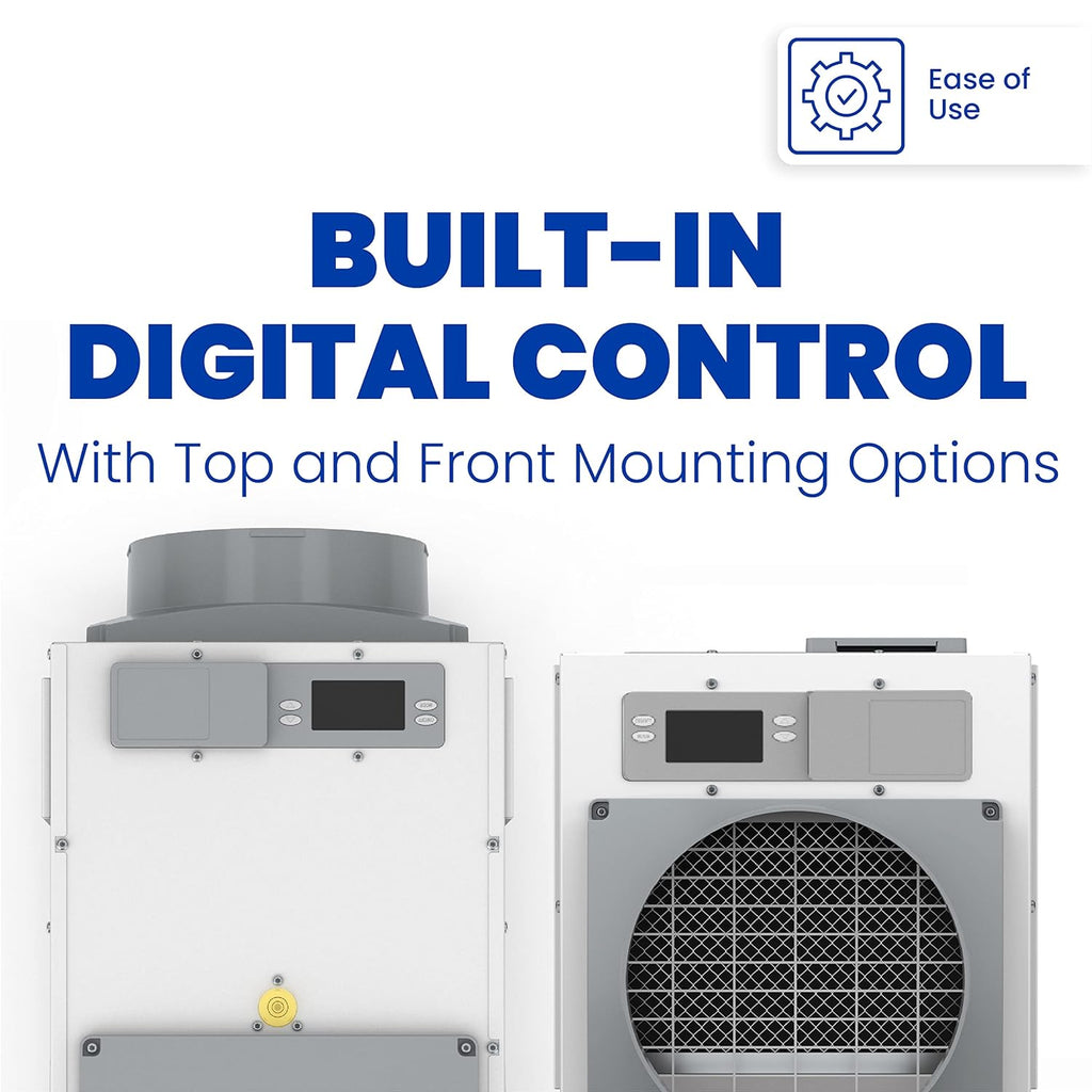 AprilAire E130 Pro 130-Pint Whole-House Dehumidifier, Energy Star Certified, Commercial-Grade for Basement, Crawlspace or Whole House up to 7,200 sq. ft.