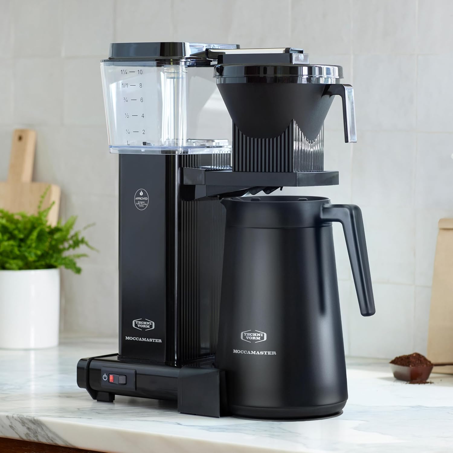 Technivorm Moccamaster 79315 KBGT thermal Carafe 10-Cup Coffee Maker 40 Ounce, Midnight 1.25l