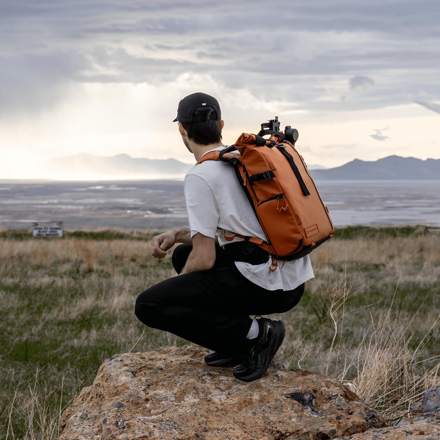 WANDRD PRVKE Rolltop 31L V4 Camera Backpack – Expandable Weatherproof Travel Bag with Laptop Sleeve and Clamshell Opening