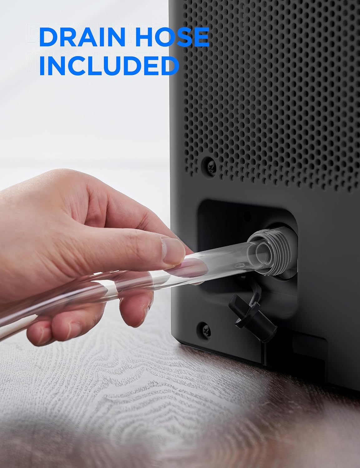 Midea Cube 35 Pint Dehumidifier for Basement and Rooms at Home for up to 3,500 Sq. Ft., Smart Control, Compatible with Alexa (Grey), Drain Hose Included