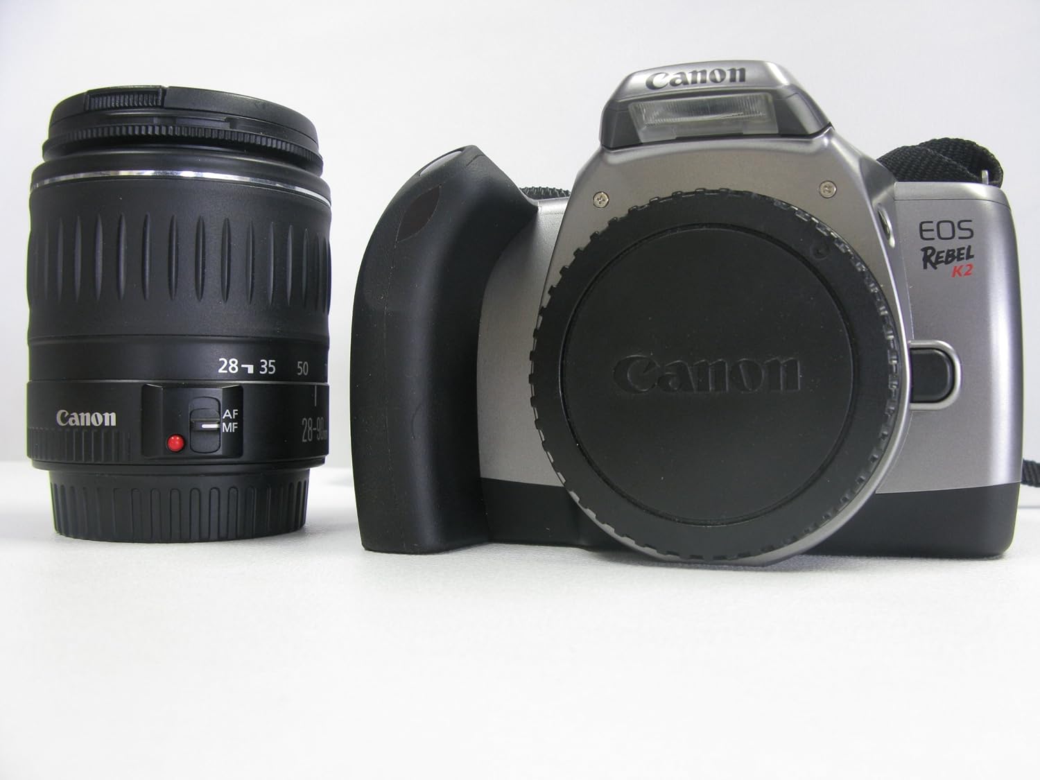 Canon EOS Rebel K2 SLR 35mm Film Camera with EF 28-90mm III Electronic Auto Focus Lens