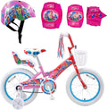 Titan Girls BMX Bike for Kids Ages 4-7, 16-Inch Wheels, 9-Inch Frame, Training Wheels, Toy Seat, Doll Basket, Streamers, First Bike, Princess Bicycle, Gift for Girls | for Kids, Training Wheels, Toy Seat, Doll Basket, Streamers, First Bike