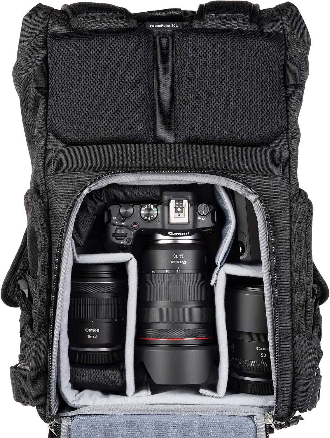 Think Tank FocusPoint 30L RollTop Camera Backpack - Urban Rust: Expandable Travel & Camera Backpack with Laptop Sleeve, Quick Side and Back Access, Rain Cover – Versatile Photography & Travel Bag