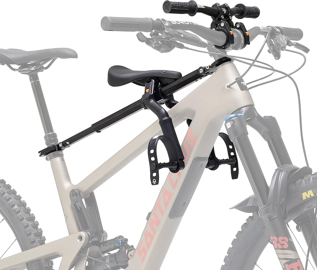 Kids Ride Shotgun - Child Bike Seat & Handlebar Combos - Front Mounted, for Children Aged 2~5 Years, Fits Most Adult Modern Mountain Bikes, Adjustable for Comfort