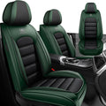 Car Seat Cover Fit for Dodge Charger 2006-2024,Compatible Airbag Non-Slip Waterproof Seat Cover,Car Seat Protector Premium Interior (Standard 2 Seats,Black Green)