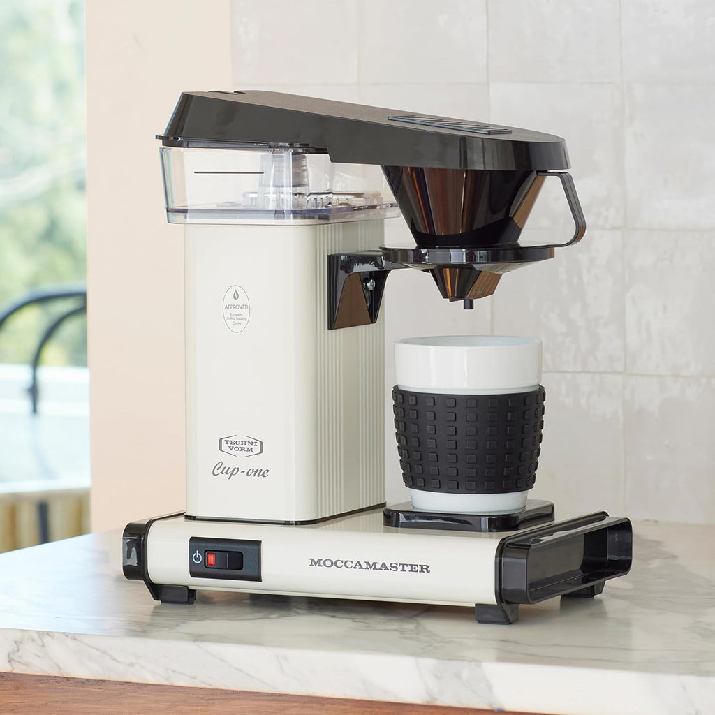 Technivorm Moccamaster 69211 Cup One, One-Cup Coffee Maker 10 Ounce, Off-White