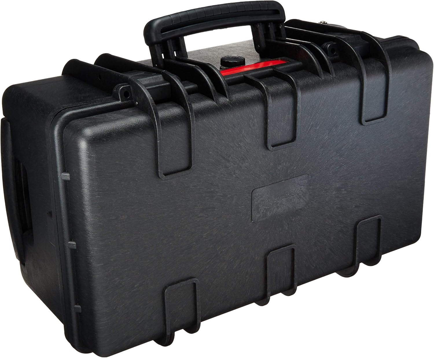 Amazon Basics Hard Protective Camera Case with Wheels, Large, Black, 22'L x 14'W x 9.8'H