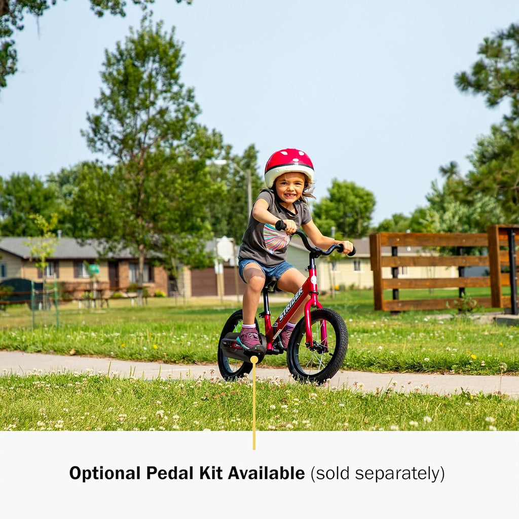 Strider 14x Classic, Balance Bike for Kids 3 to 6 Years - Includes Custom Grips, Padded Seat, Performance Footrest & All-Purpose Tires - Easy Assembly & Adjustments
