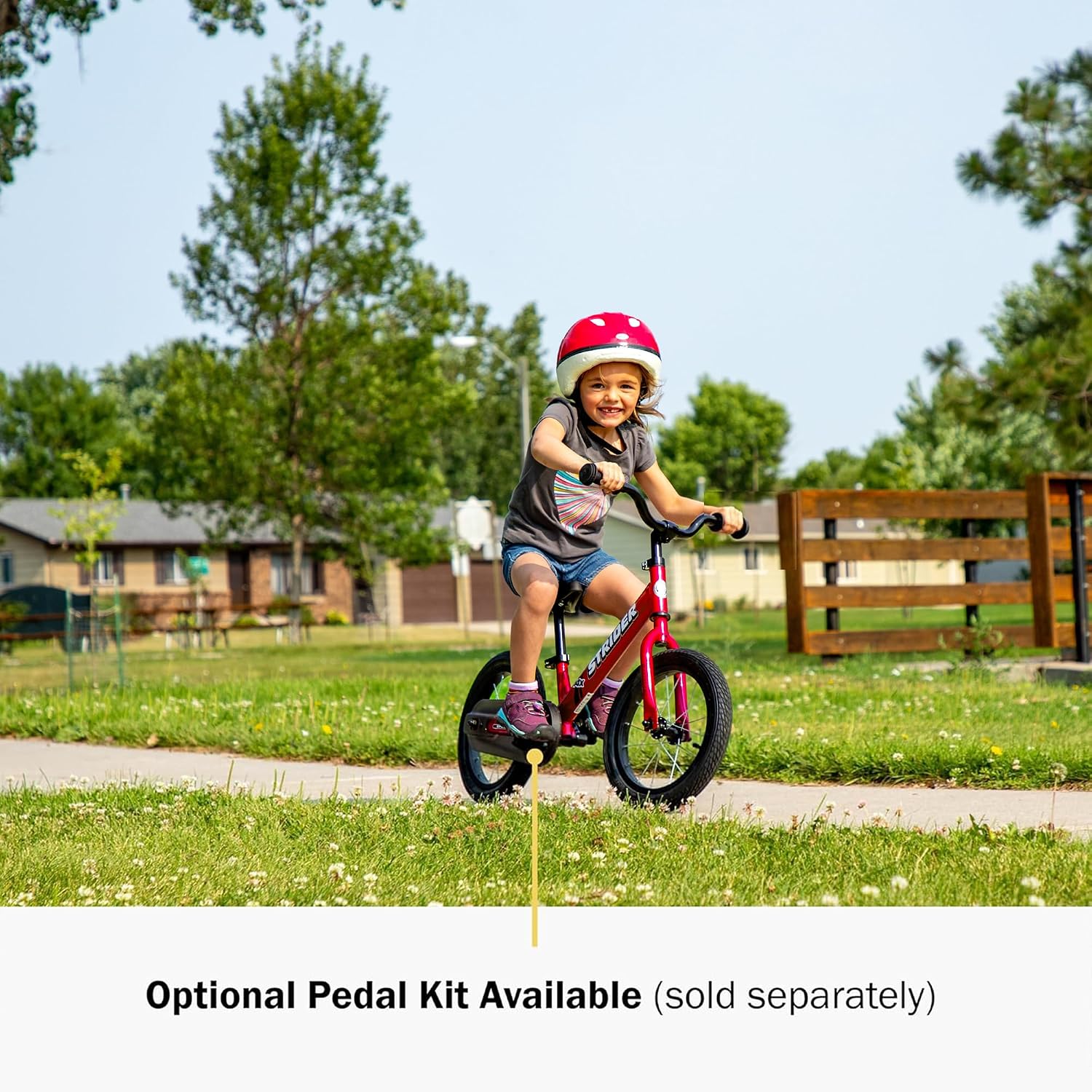 Strider 14x Classic, Balance Bike for Kids 3 to 6 Years - Includes Custom Grips, Padded Seat, Performance Footrest & All-Purpose Tires - Easy Assembly & Adjustments