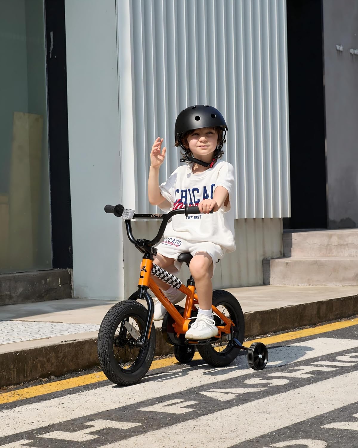 vollsch BMX Style 12 14 16 Inch Kids Bike Training Wheels 20'' Bicycle with Kickstand for 2-14 Years Old Toddlers Boys Girls Coaster Brake Multiple Colors