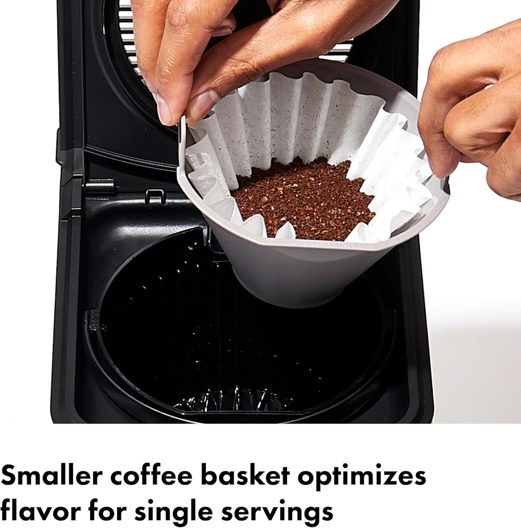 OXO BREW 8-Cup Coffee Maker with Podless Single-Serve Function, programmable coffee maker, café coffee, single-serve coffee, SCA certified home brewer