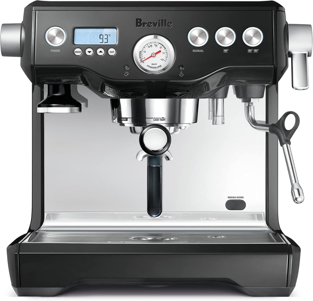 Breville the Dual Boiler Espresso Machine with Dual Milk Heating System, Cappuccino & Latte Machine for Home, BES920BSXL, Black Sesame