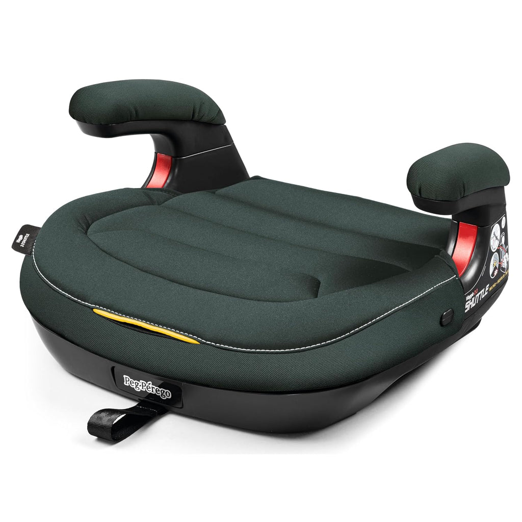 Peg Perego Viaggio Shuttle - Booster Car Seat - for Children from 40 to 120 lbs - Made in Italy - Metal (Sage Green)