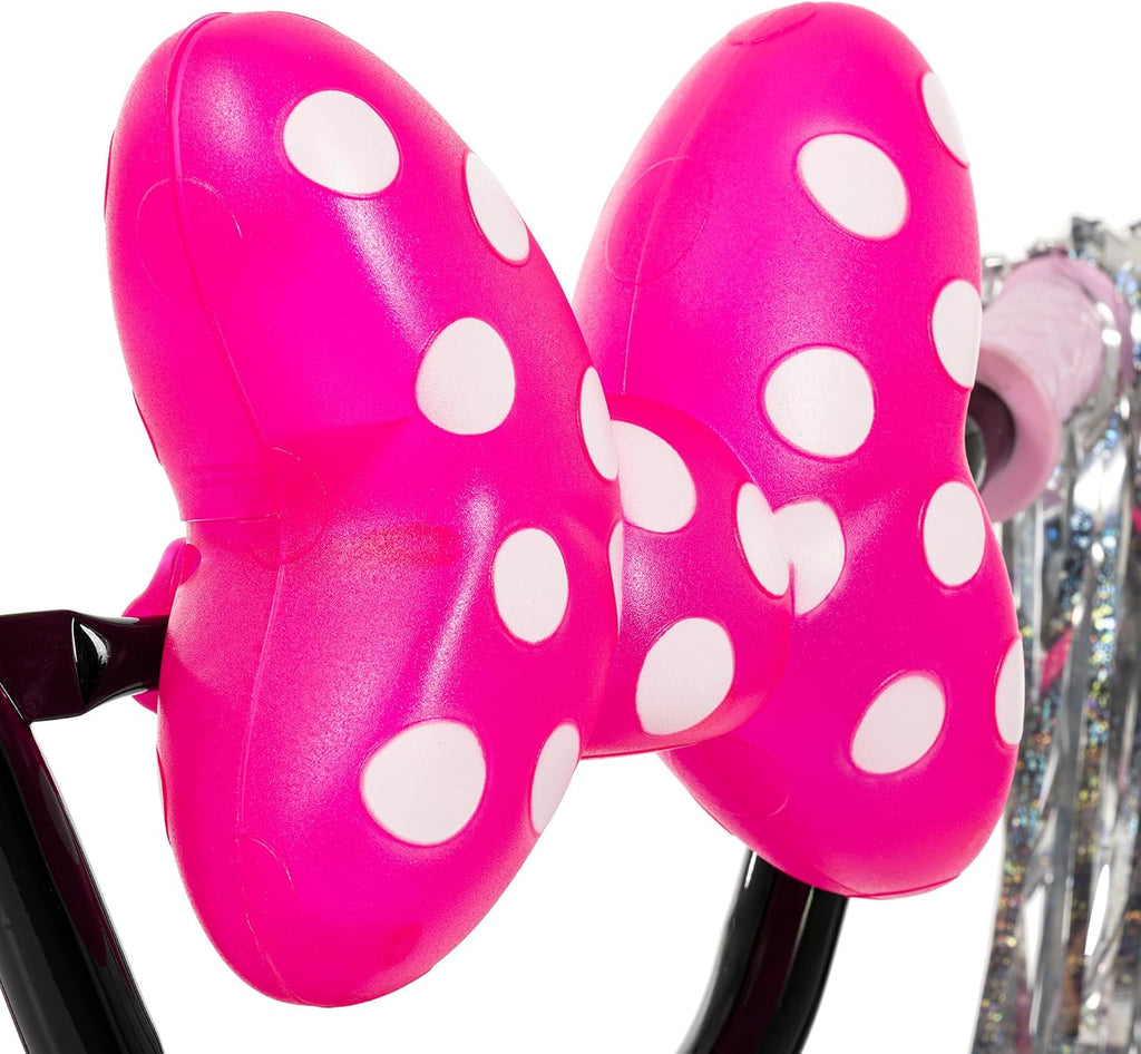 Huffy Disney Girls' Bikes, 12/16 Inch Sizes, Ages 3+ Years Old, Disney Princess, Minnie Mouse, Frozen Bicycles, Characters, Removable Training Wheels, Streamers, Easy Assembly, Durable, Safe