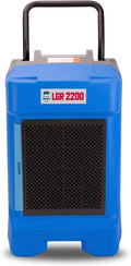 B-Air VG-2200 225 Pint Commercial LGR Dehumidifier for Water Damage Restoration Equipment Mold Remediation, Blue