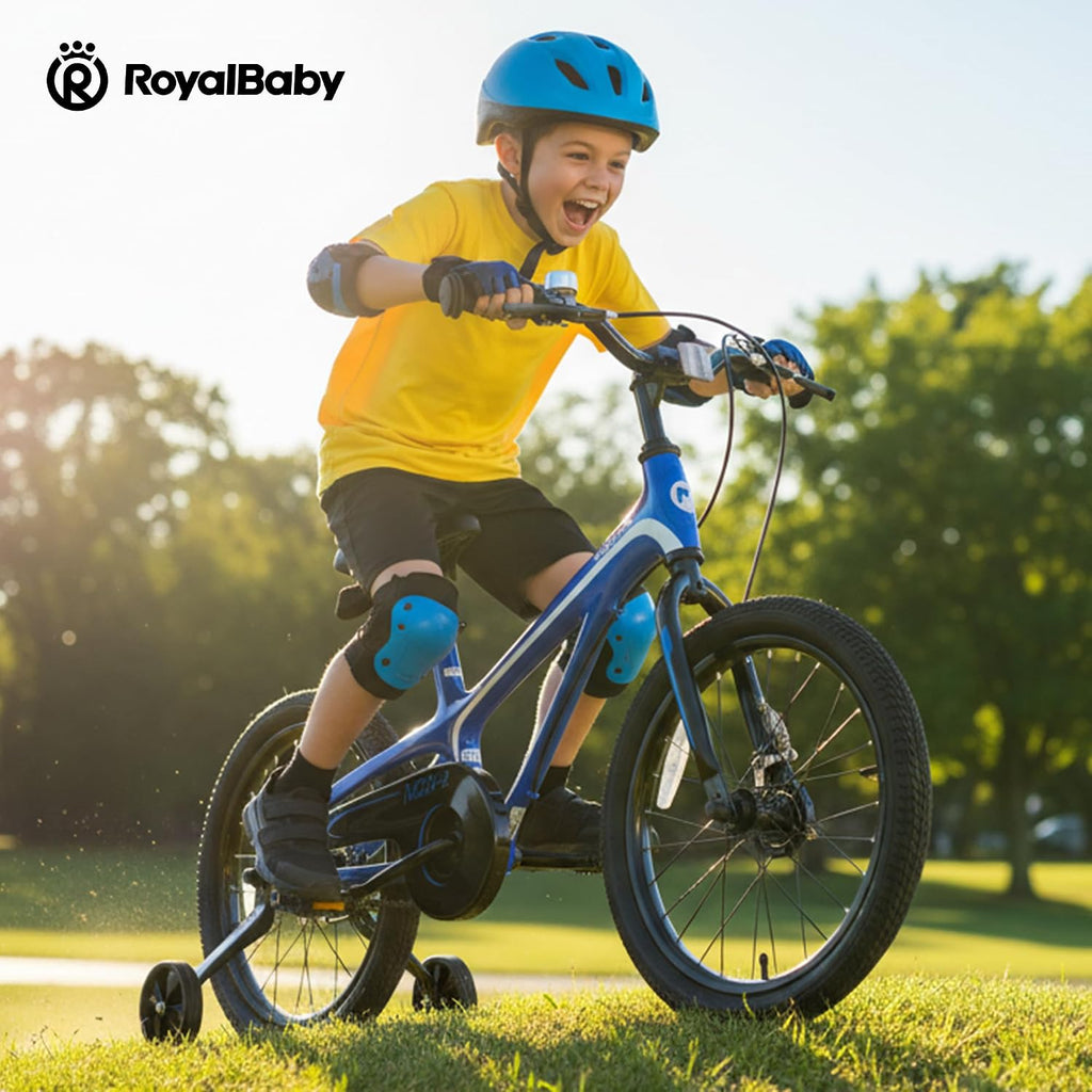 RoyalBaby Kids Bike Lightweight Magnesium Alloy, 14 16 18 Inch Children's Bicycle for Boys Girls Ages 3-9