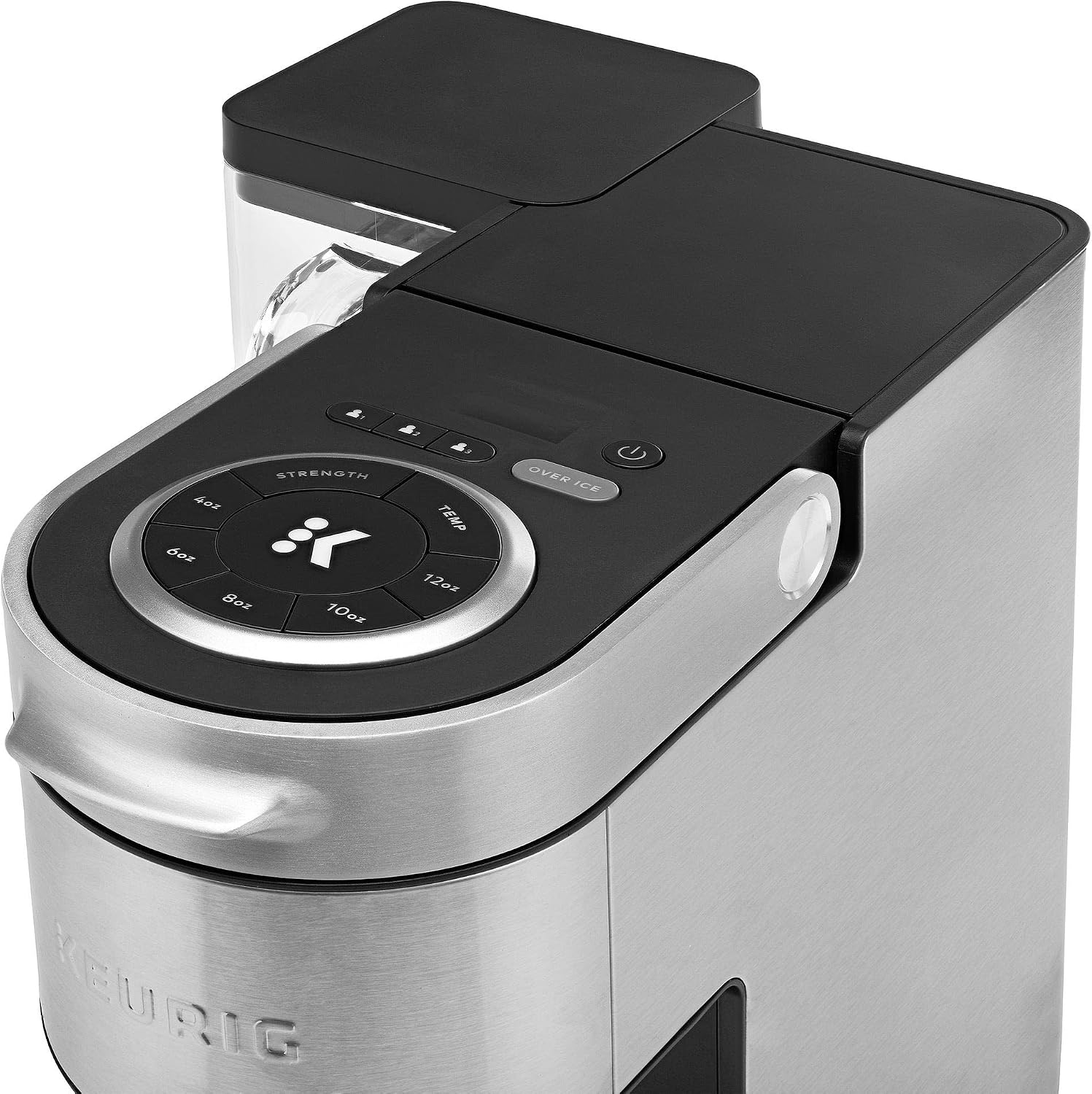 Keurig® K-Supreme Plus Single Serve K-Cup Pod Coffee Maker, MultiStream Technology, Black/Stainless Steel (Renewed)
