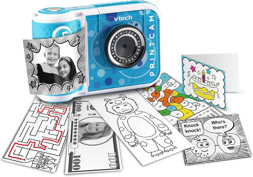 VTech KidiZoom PrintCam, High-Definition Digital Camera for Photos and Videos, Instant Prints, Flip-Out Selfie Camera, Kids Age 4 and up