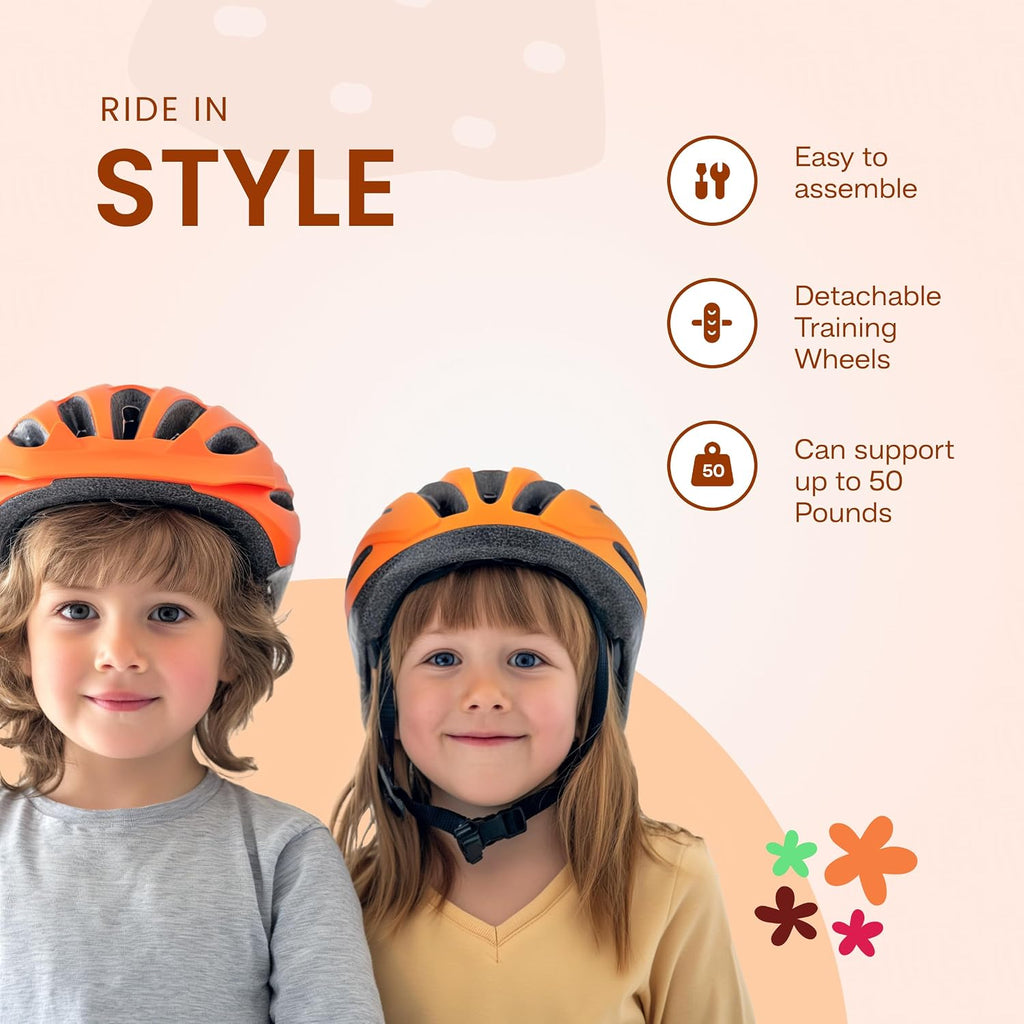Titan Girls BMX Bike for Kids Ages 4-7, 16-Inch Wheels, 9-Inch Frame, Training Wheels, Toy Seat, Doll Basket, Streamers, First Bike, Princess Bicycle, Gift for Girls | for Kids, Training Wheels, Toy Seat, Doll Basket, Streamers, First Bike