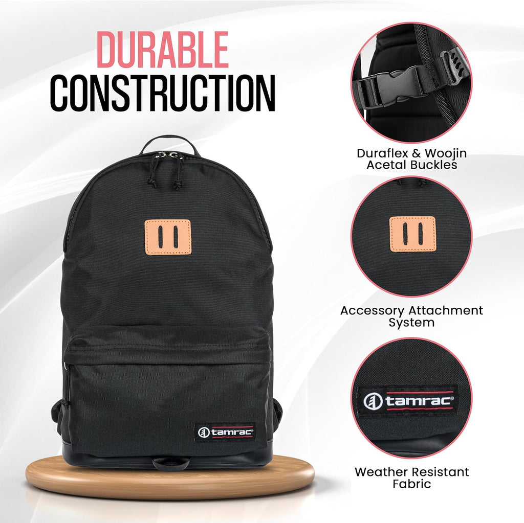 Tamrac Runyon Camera Backpack for Photographers, DSLR Camera Bag with Laptop Compartment, Professional Photography Backpack, Travel Camera Carrying Case with Customizable Protective Dividers