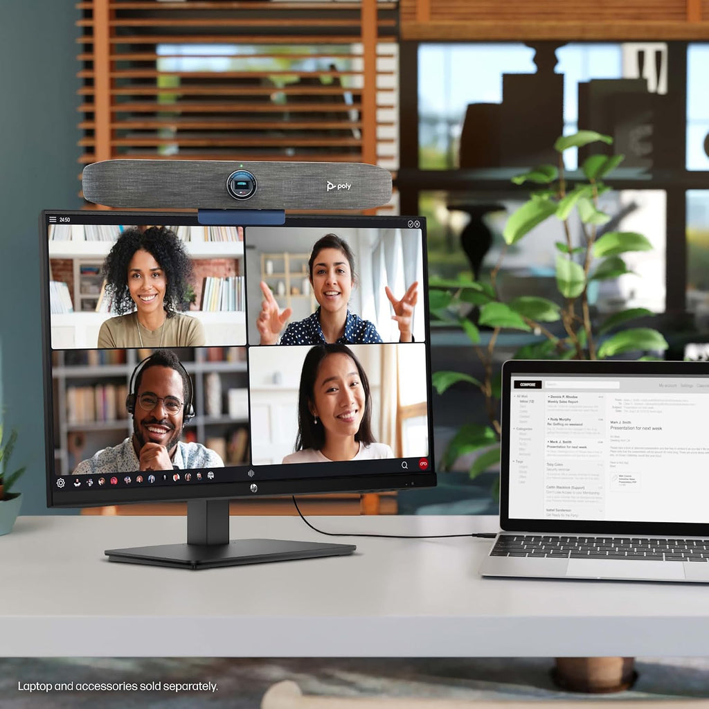 HP Series 3 27 inch FHD Monitor, Full HD Display (1920 x 1080), IPS Panel, 1300:1 Contrast Ratio, 250 Nits, Eye Ease with Eyesafe Certification, Black, 327se (2025)