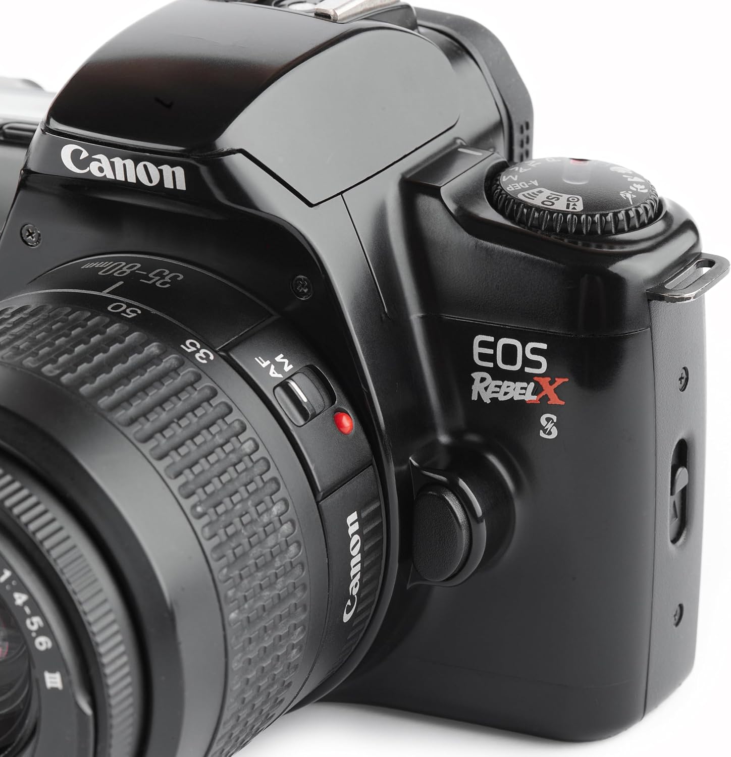 Black Canon EOS REBEL X S 35mm FILM SLR Camera Body & Lens (Renewed)