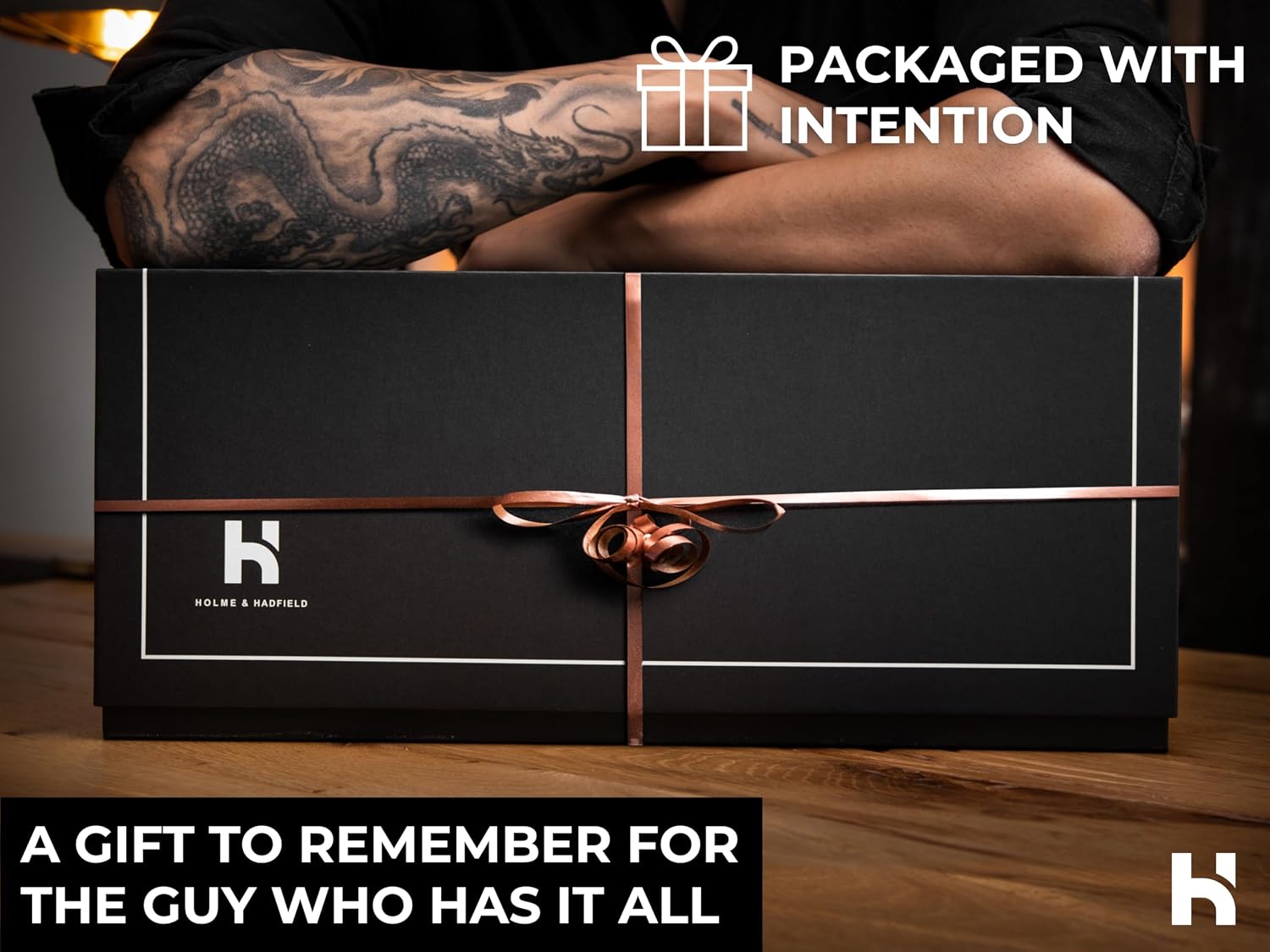 Premium 17 Slot Watch Box for Men - Extra Large Wooden Watch Display Case with Hinged Cover, Leather Lining & 2 Drawers - Watch Holder Organizer Stand - Handcrafted Luxury Birthday Gift for Men