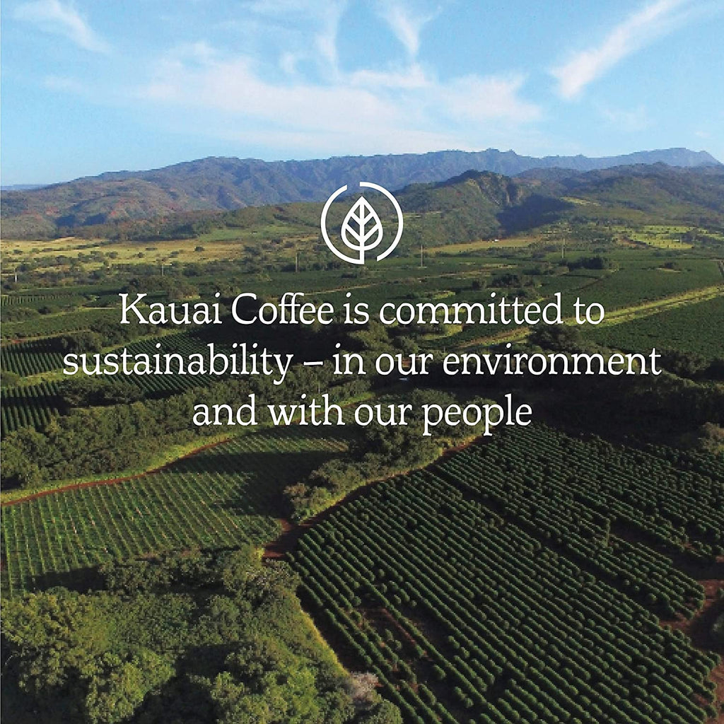 Kauai Coffee Pods Compatible with K-Cup Pods for Keurig Brewers – 20% Hawaiian Arabica – Medium Roast, Rich, Smooth, No Bitterness – Coconut Caramel Crunch, 6 Packs of 12 Single Serve Cups