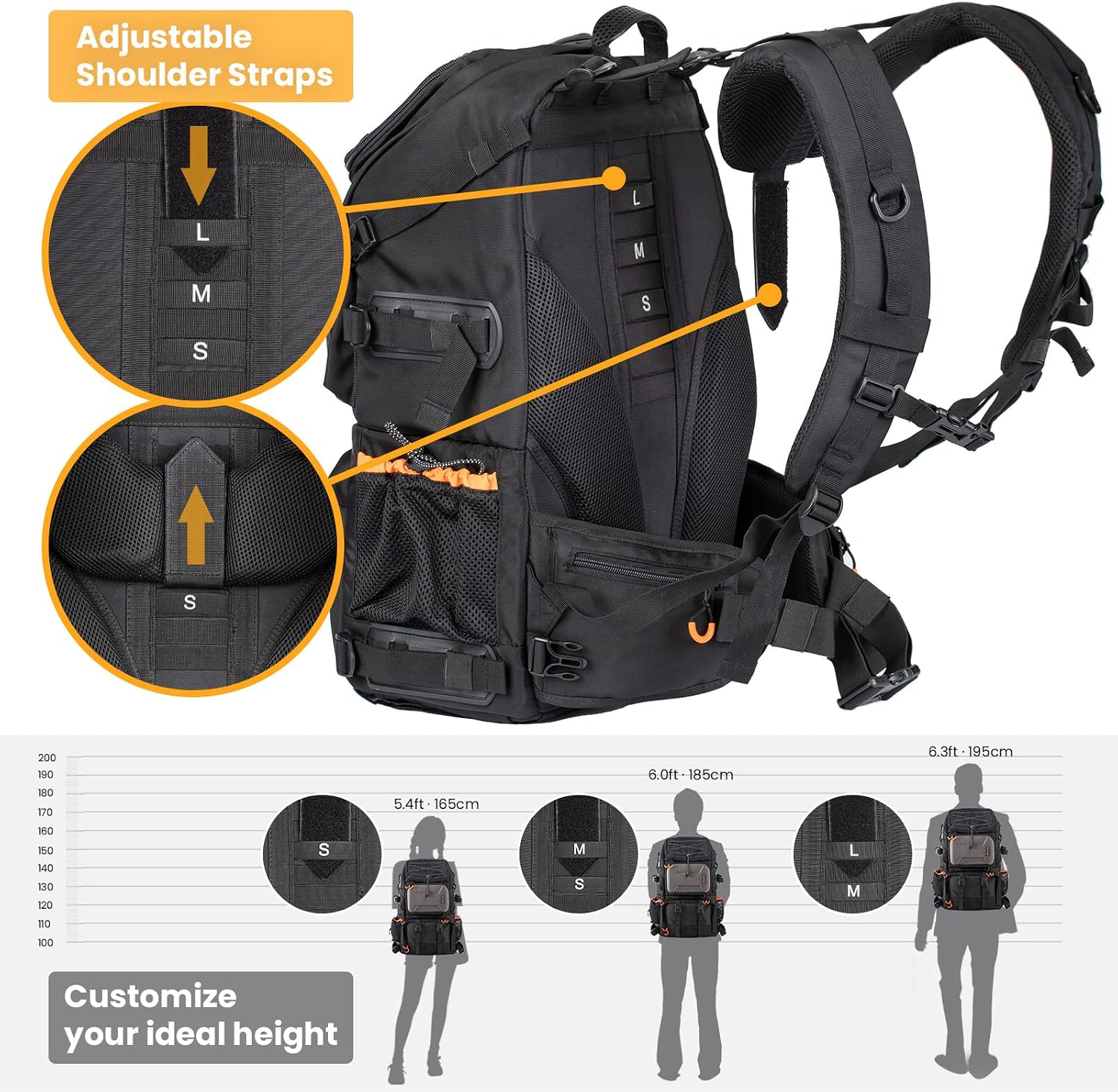 TARION 27L Extra Large Camera Backpack - 2 in 1 Professional Camera Bags for Photographers with 15.6' Laptop Compartment & Waterproof Raincover & Tripod Holder (PB01)