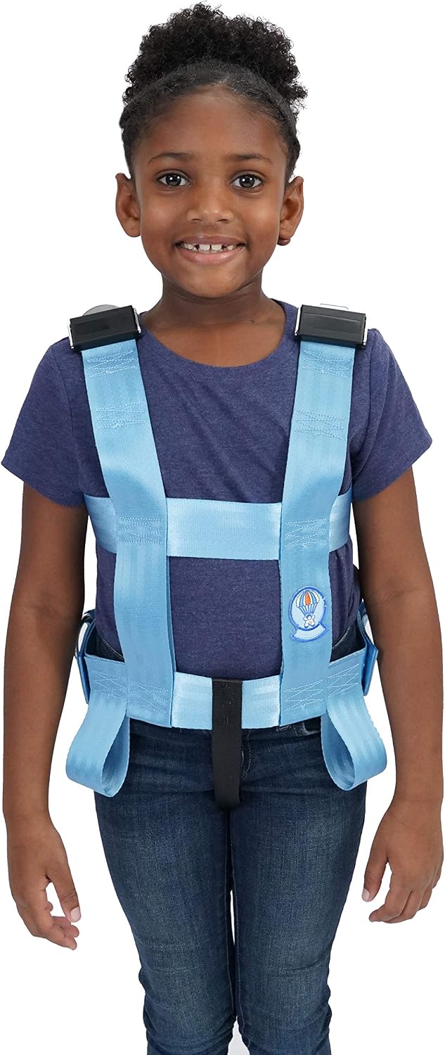EZ-ON Products 303Z Medium Rear Zipper Closure Durable Personal Vehicle User-Friendly Safety Transportation Vest with Seat Belt Loops. Meets NHTSA Regulation. Mount Sold Separately.
