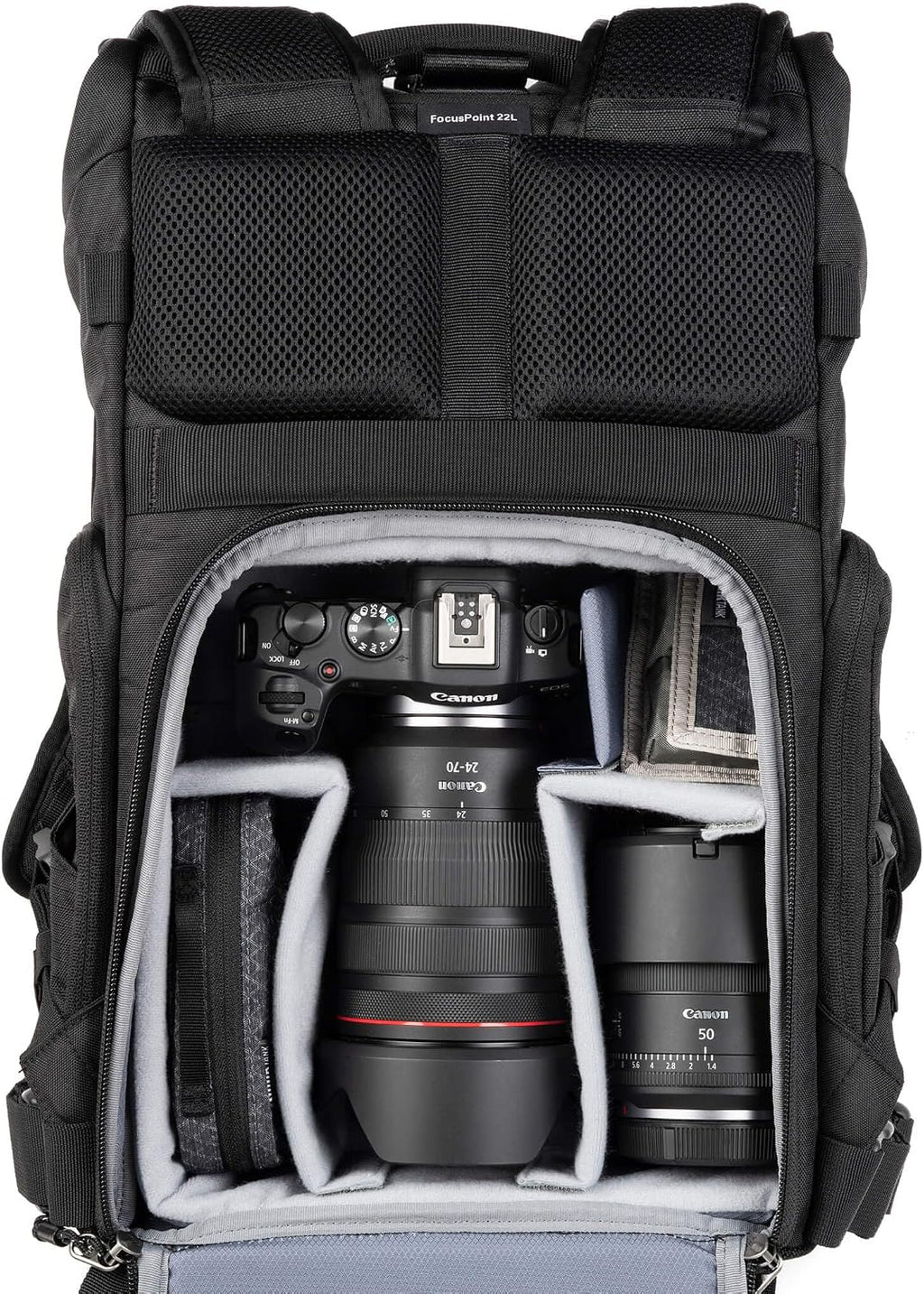 Think Tank FocusPoint 22L RollTop Camera Backpack - Urban Rust: Expandable Travel & Camera Backpack with Laptop Sleeve, Quick Side and Back Access, Rain Cover – Versatile Photography & Travel Bag