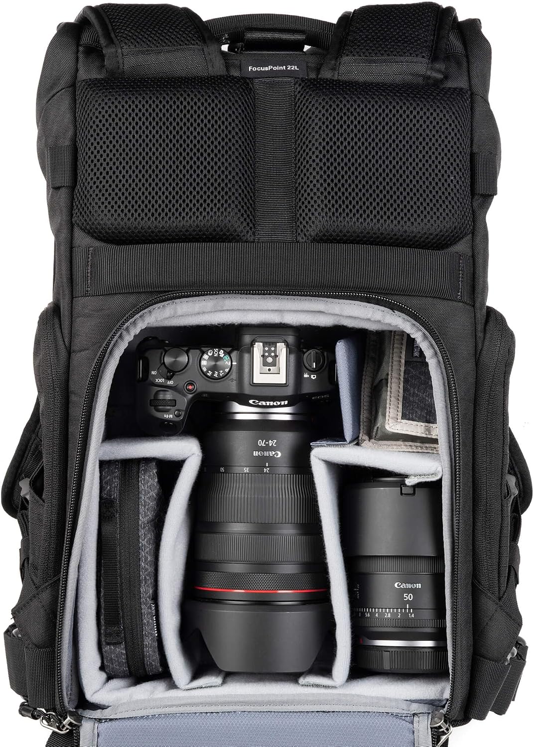 Think Tank FocusPoint 22L RollTop Camera Backpack - Urban Rust: Expandable Travel & Camera Backpack with Laptop Sleeve, Quick Side and Back Access, Rain Cover – Versatile Photography & Travel Bag