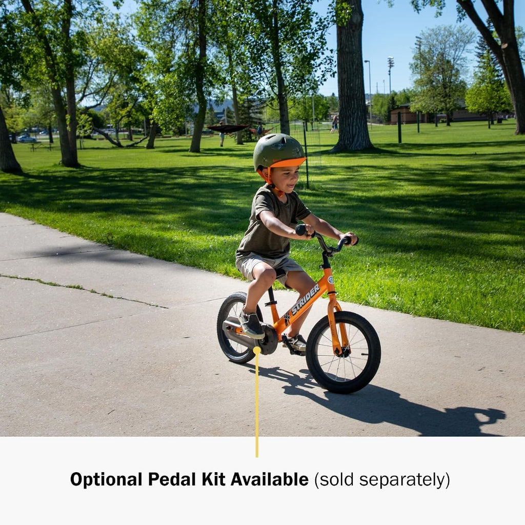 Strider 14x Classic, Balance Bike for Kids 3 to 6 Years - Includes Custom Grips, Padded Seat, Performance Footrest & All-Purpose Tires - Easy Assembly & Adjustments