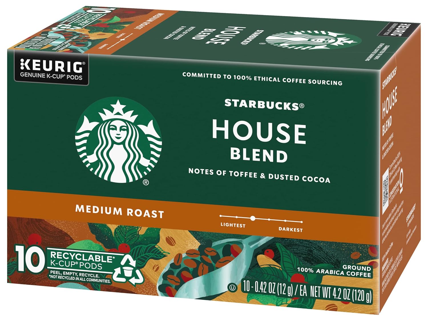 Starbucks House Blend, K-Cup for Keurig Brewers, 160 Count