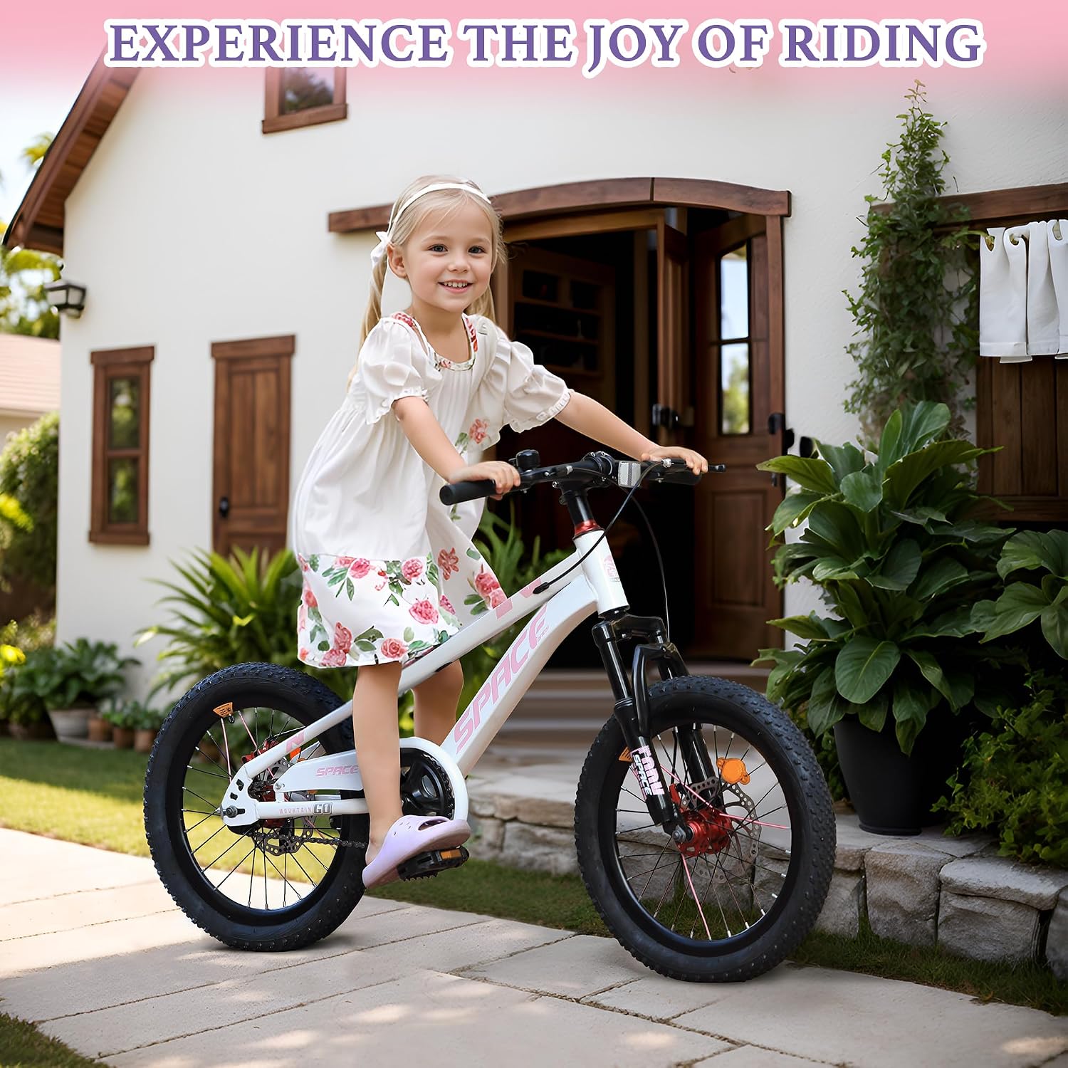 Kids Bike-18 20 Inch Bike for Boys and Girls Bicycle with Adjustable Seat and Handbrake, Bikes for Kids 7-13