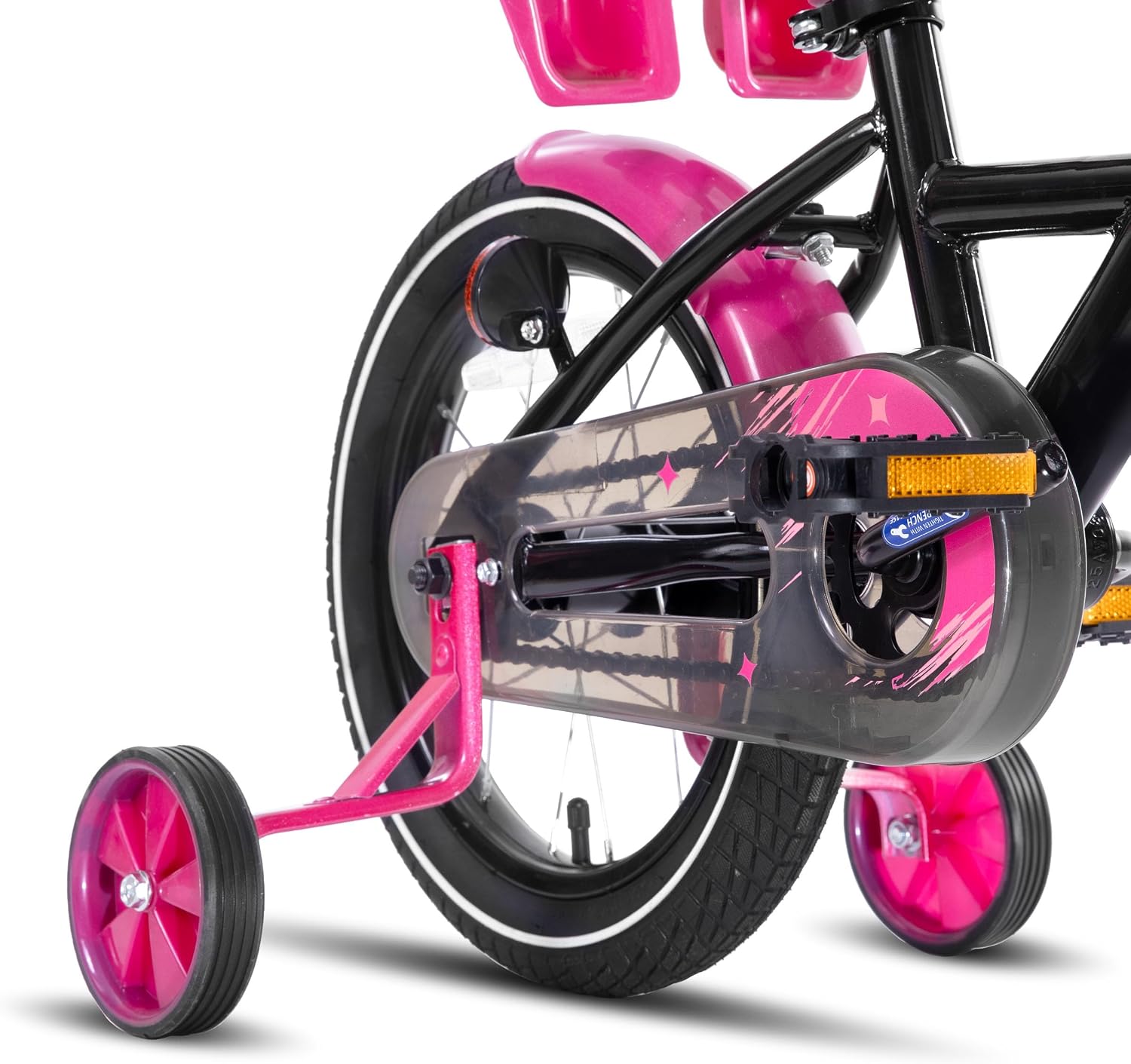 KEANO Zinnia 14 16 20 Inch Kids Bike for Girls Ages 3-10 Years, Girls' Bikes with Training Wheels, Streamers, Basket and Doll Seat, Children Bicycles