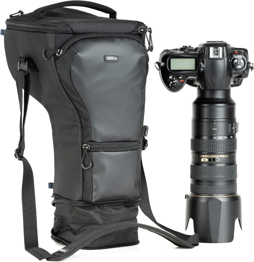 Think Tank Digital Holster 50 V3 Camera Bag Only for Gripped Camera Body with 70-200mm f/2.8 Lens Attached