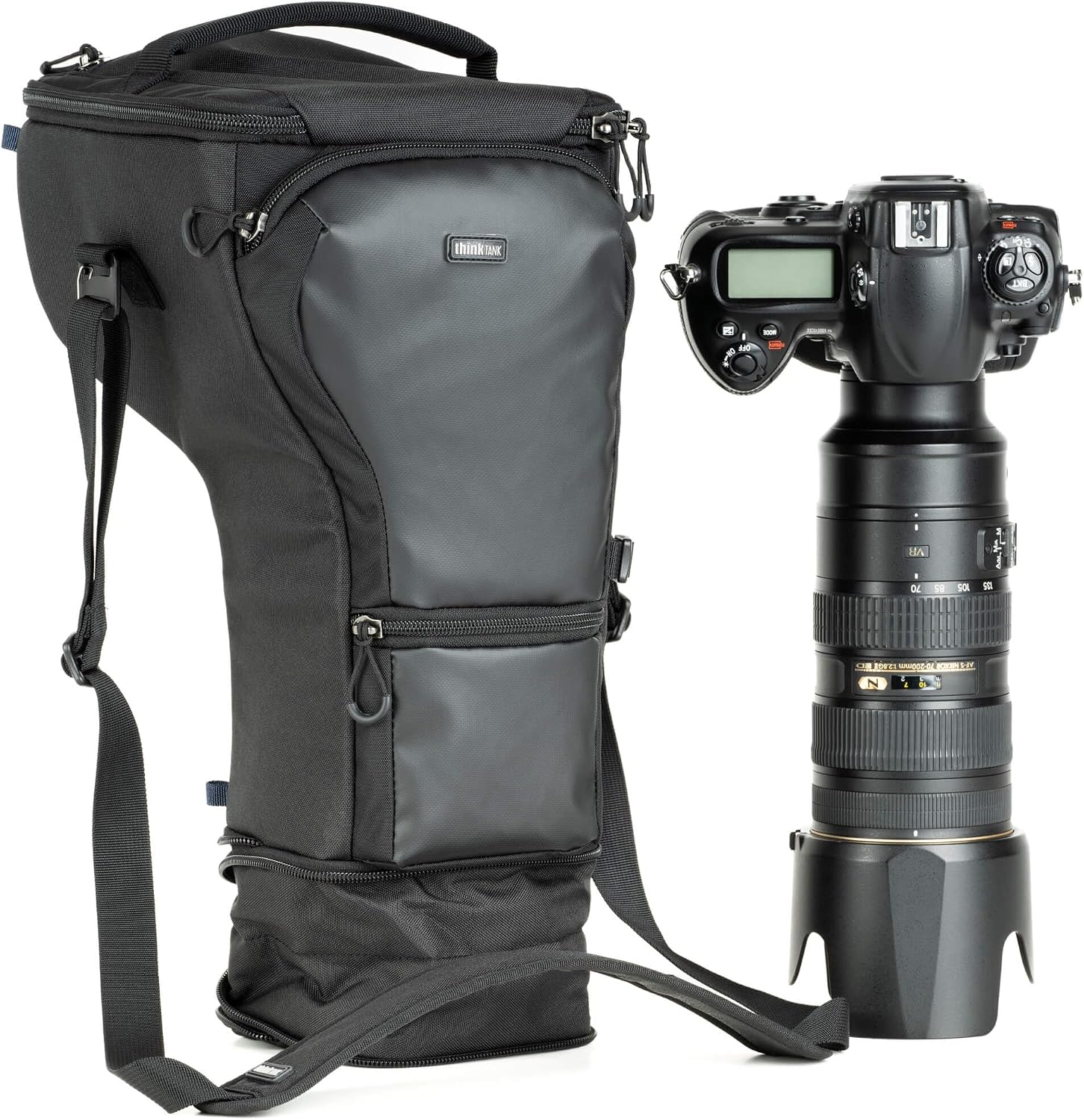 Think Tank Digital Holster 50 V3 Camera Bag Only for Gripped Camera Body with 70-200mm f/2.8 Lens Attached