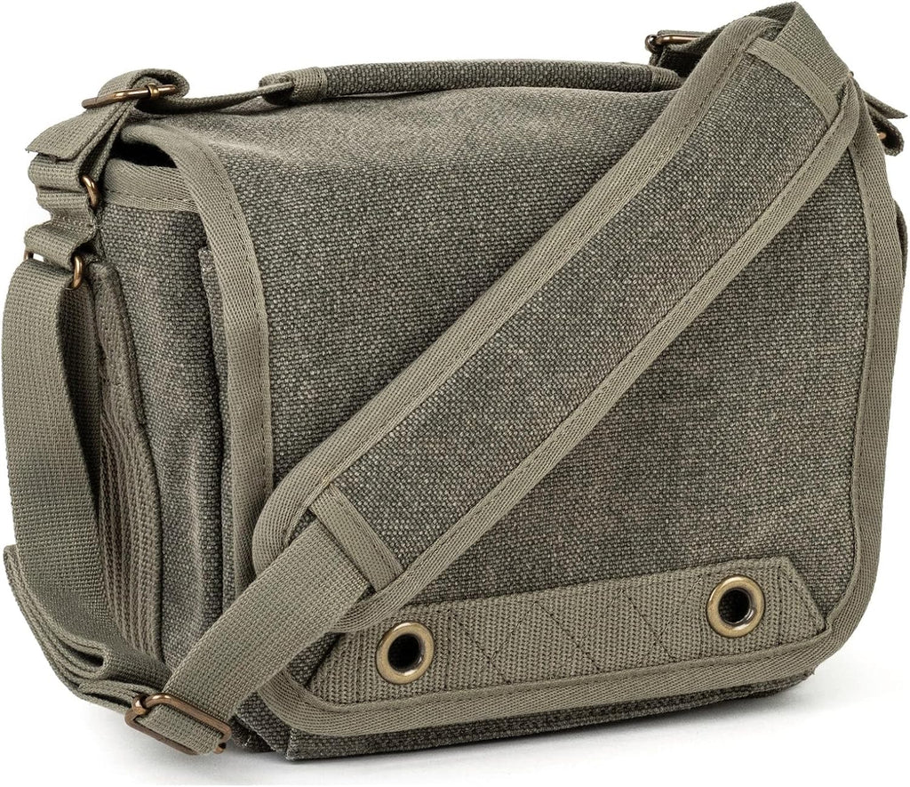 Think Tank Retrospective 4 V2.0 Canvas Shoulder Bag for Mirrorless or Standard DSLR Cameras and Photo Accessories - Pinestone - X-Small