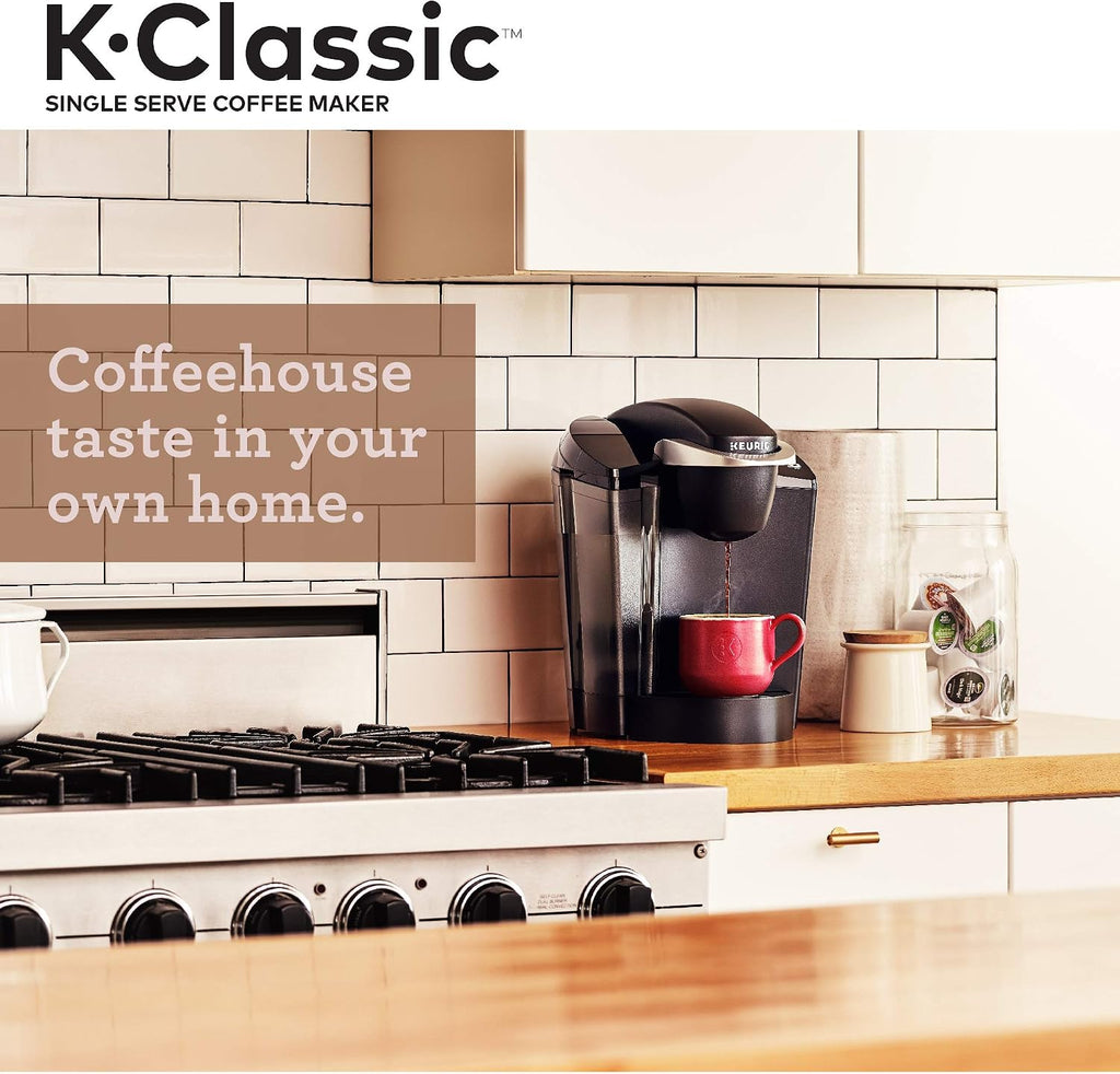 Keurig K-Classic Coffee Maker with McCafé Classic Collection Variety Pack, 40 Count K-Cup Pods