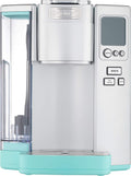 Cuisinart Coffee Maker, Single Serve 72-Ounce Reservoir Coffee Machine, Programmable Brewing & Hot Water Dispenser, Stainless Steel, Robins Egg Blue