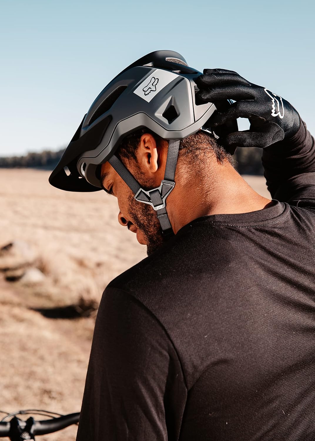 Fox Racing Speedframe Pro Mountain Bike Helmet, DVIDE Black, Medium