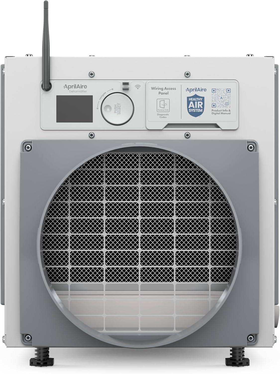AprilAire E100W Wi-Fi Dehumidifier – 100 PPD for Crawl Spaces, Basements, Whole Houses up to 5,500 Sq. Ft., Part of the AprilAire Healthy Air System
