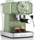 SUMSATY Espresso Machine 20 Bar Espresso Maker with Milk Frother Steam Wand, Professional Expresso Machine for Home Cappuccino & Latte Maker, Retro Coffee Maker with 61oz Water Tank, Matcha Green