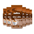 Lavazza Crema e Aroma Whole Bean Coffee, Medium Roast, Arabica and Robusta Blend, 2.2 lb Bag (Pack of 6)